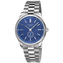 Gucci Women's Watch - G-Timeless Automatic Blue Dial Silver Tone Bracelet | YA126389