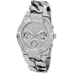 Guess Women's Watch - Quartz Silver Dial Stainless Steel Bracelet Crystals | GW0513L1