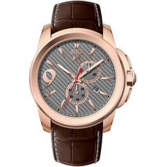Jivago Men's Watch - Gliese Swiss Quartz Chronograph Grey Dial Brown Strap | JV1512