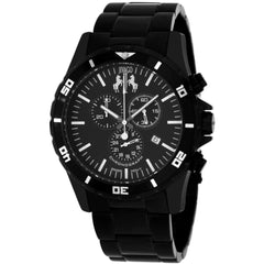 Jivago Men's Watch - Ultimate Quartz Chronograph Black Dial Steel Bracelet | JV6120