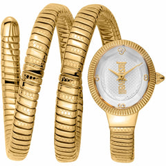 Just Cavalli Women's Watch - After Party Snake Yellow Gold Bracelet | JC1L269M0025