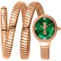 Just Cavalli Women's Watch - After Party Snake Quartz Rose Gold Steel | JC1L269M0045