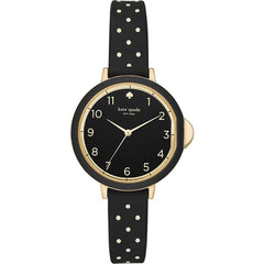 Kate Spade Women's Watch - Park Row Black Dial Black and White Dot Strap | KSW1355