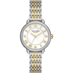 Kate Spade Women's Watch - Lily Avenue White MOP Dial Two Tone Bracelet | KSW1822