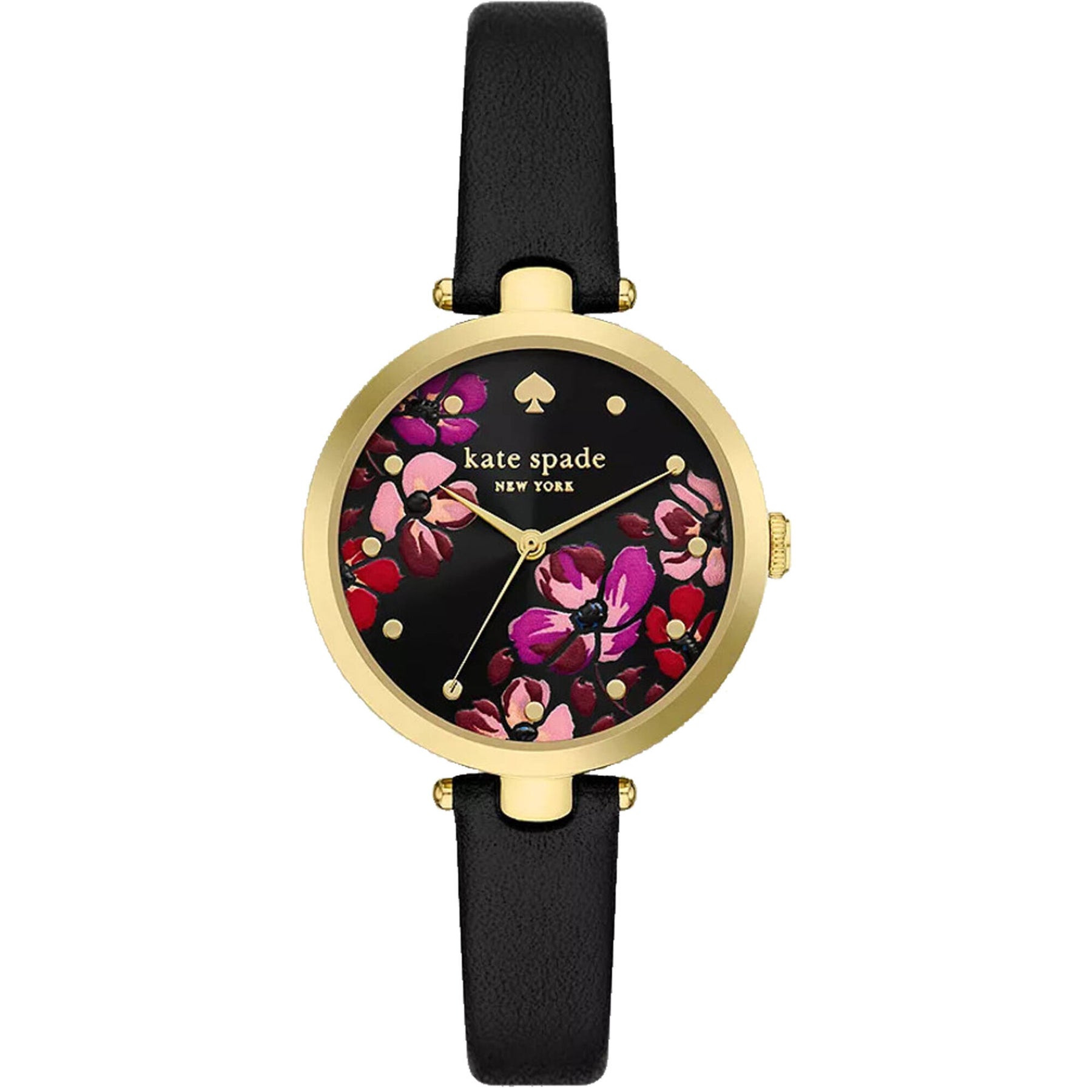 Kate Spade Gold Case Black Strap Watch Kate Spade Bangle Vintage Ladies Watch in Black and Gold  main image 4