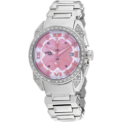 Locman Women's Watch - Cavallo Pazzo Pink Dial Stainless Steel Bracelet | 161BMOPPKDC