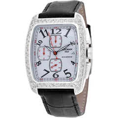 Locman Women's Watch - Classic Quartz Grey Dial Black Leather Strap | 487AG2D/BK