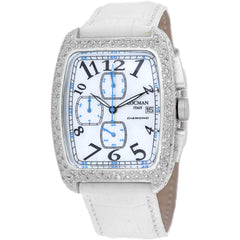 Locman Women's Watch - Classic Mother of Pearl Dial White Strap | 487MOPBKSK2DC/WH