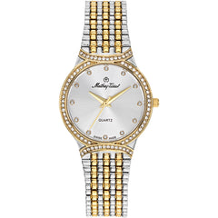 Mathey Tissot Women's Watch - Classic Two Tone Stainless Steel Bracelet | D2681BI