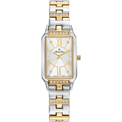 Mathey Tissot Women's Watch - Classic Two Tone Silver Yellow Gold Bracelet | D2881BI