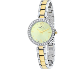 Mathey Tissot Women's Watch - FLEURY 6506 Gold Tone Dial Two Tone Bracelet | D6506BDI
