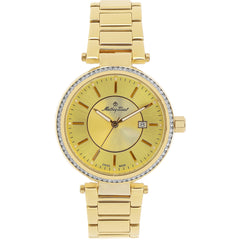 Mathey Tissot Women's Watch - Classic Yellow Gold Stainless Steel Bracelet | H610PDI