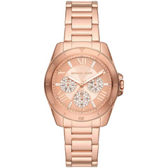 Michael Kors Women's Watch - Mini Alek Rose Gold Dial Plated Steel Bracelet | MK7264