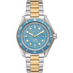 Michael Kors Men's Watch - Maritime Blue Dial Two Tone Steel Bracelet | MK9169