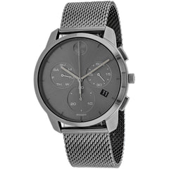 Movado Men's Watch - Bold Quartz Gunmetal Dial Stainless Steel Bracelet | 3600635