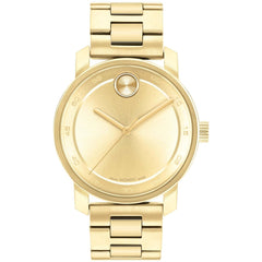 Movado Men's Watch - Access Gold Dial Plated Stainless Steel Bracelet | 3600912