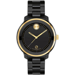 Movado Women's Watch - Bold Verso Quartz Black Dial Ceramic Bracelet | 3600936