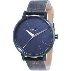 Nixon Women's Watch - Kensington Quartz Blue Dial Leather Strap | A108-1930