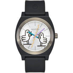 Nixon Women's Watch - Time Teller Quartz Silver Dial Plastic Strap | A136-6000