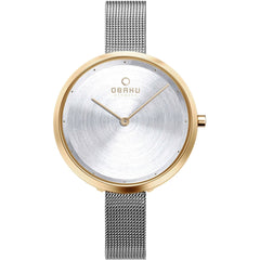 Obaku Women's Watch - Classic Silver Dial Stainless Steel Bracelet | V227LXGIMC