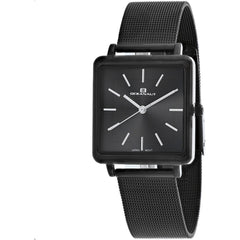 Oceanaut Women's Watch - Traditional Black Dial Plated Steel Bracelet | OC0289