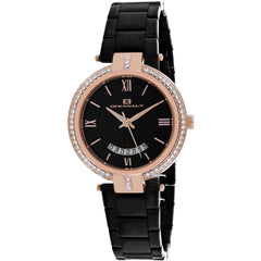 Oceanaut Women's Watch - Amaya Black Dial Plated Stainless Steel Bracelet | OC0293