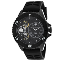 Oceanaut Men's Watch - Tide Quartz Black Dial Rubber Strap | OC0997