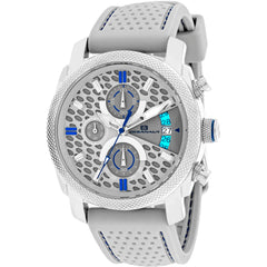 Oceanaut Men's Watch - Kryptonite Silver Tone Case Grey Dial Rubber Strap | OC2325