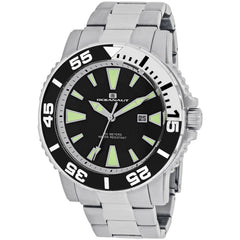 Oceanaut Men's Watch - Marletta Quartz Black Dial Stainless Steel Bracelet | OC2911