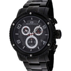 Oceanaut Men's Watch - Impulse Black Dial Plated Stainless Steel Bracelet | OC3124