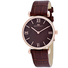 Oceanaut Women's Watch - Harmony Brown Mother of Pearl Dial Leather Strap | OC3216