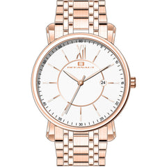 Oceanaut Men's Watch - Expedition White Dial Rose Gold Case Steel Bracelet | OC4984