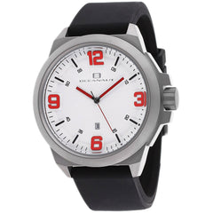 Oceanaut Men's Watch - Armada Quartz Silver Tone Case White Dial Strap | OC7115