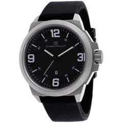 Oceanaut Men's Watch - Armada Silver Tone Case Black Dial Rubber Strap | OC7117