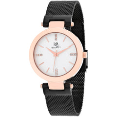 Roberto Bianci Women's Watch - Cristallo Silver Dial Plated Steel Bracelet | RB0404
