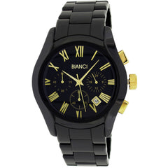 Roberto Bianci Men's Watch - Classico Quartz Black Dial Ceramic Bracelet | RB58760