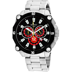 Roberto Bianci Men's Watch - Enzo Black Dial Stainless Steel Bracelet | RB71013