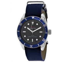 Seapro Men's Watch - Revival Quartz Silver Tone Case Grey Dial Blue Strap | SP0301