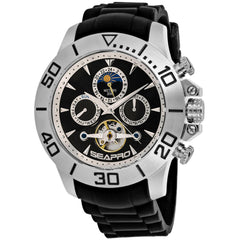 Seapro Men's Watch - Montecillo Automatic Black Dial Rubber Bracelet | SP5120