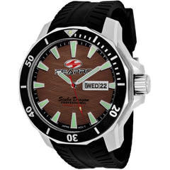 Seapro Men's Watch - Scuba Dragon Diver Quartz Brown Dial Rubber Strap | SP8315
