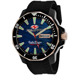 Seapro Men's Watch - Scuba Dragon Diver Quartz Blue Dial Rubber Strap | SP8322