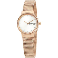 Skagen Women's Watch - Freja Silver Dial Plated Stainless Steel Bracelet | SKW2665