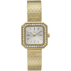 Timex Women's Watch - Classic Gold Dial Plated Stainless Steel Bracelet | T2P550