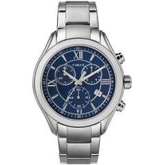Timex Men's Watch - Intelligent Blue Dial Stainless Steel Bracelet | TW2R66200