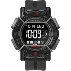 Timex Men's Watch - Expedition Quartz Black Dial Plastic Strap | TW4B17900