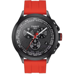 Tissot Men's Watch - T-Race Cycling Vuelta 2023 Red Rubber Strap | T1354173705104