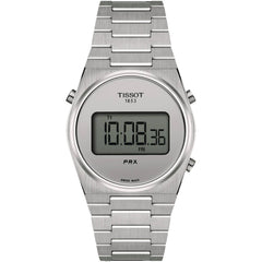 Tissot Men's Watch - PRX Digital Silver Dial Steel Bracelet | T1372631103000