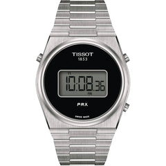 Tissot Men's Watch - PRX Digital Black Dial Steel Bracelet | T1374631105000