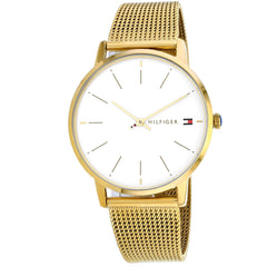 Tommy Hilfiger Women's Watch - Alex White Dial Plated Steel Bracelet | 1782245
