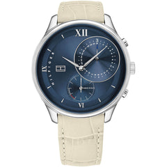 Tommy Hilfiger Women's Watch - Classic Quartz Blue Dial Leather Strap | 1782130
